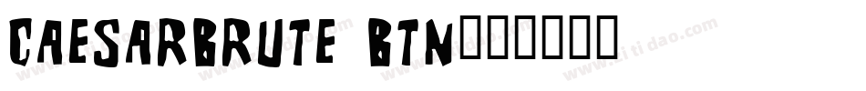 CaesarBrute BTN字体转换